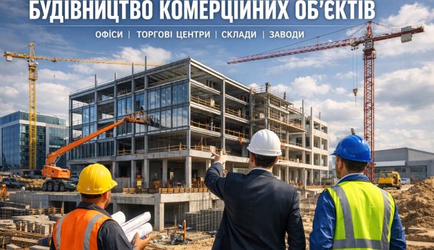 Будівництво комерційних об’єктів ТОВ РДМ